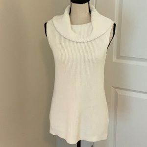 Talbots sleeveless cowl neck sweater.